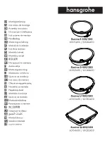 Preview for 1 page of Hans Grohe Xuniva S 350/350 60151450 Assembly Instructions