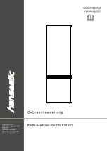 Preview for 1 page of Hanseatic HKGK18055CW User Manual