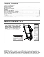 Preview for 2 page of ICON Health & Fitness NordicTrack S 30 User Manual