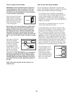 Preview for 18 page of ICON Health & Fitness PRO-FORM PRO 2500 User Manual