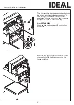 Preview for 29 page of IDEAL 4860 Operating Instructions Manual