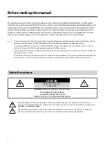 Preview for 2 page of Idis TR-4108 Operation Manual