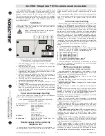 jablotron JA-190X Manual preview