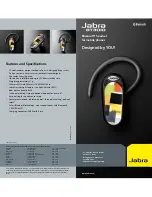 Jabra BT3010 - Headset - In-ear ear-bud Datasheet preview