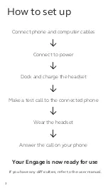 Preview for 3 page of Jabra Engage 65 How To Connect