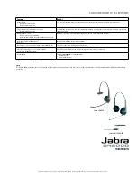 Preview for 2 page of Jabra GN2000 - DATASHEET 3 Features