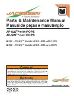 Preview for 1 page of Jacobsen AR-522 jossa ROPS Maintenance Manual