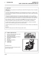 Preview for 4 page of Jacobsen TR3 EJ Series Operator'S  Maintenance Manual