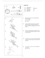 Preview for 22 page of Janome 405 Instruction Book