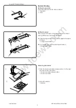 Preview for 10 page of Janome 5812 Instruction Manual