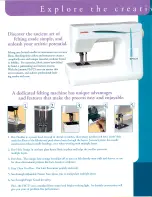 Preview for 2 page of Janome FM725 - Brochure