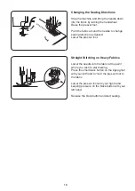 Preview for 22 page of Janome HD1800 Instruction Book