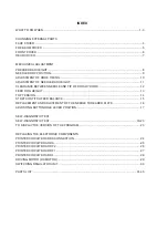 Preview for 2 page of Janome J30 Service Manual And Parts List