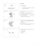 Preview for 29 page of Janome Memory Craft 3000 Instruction Book