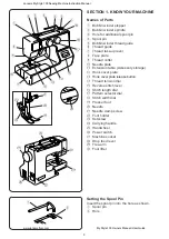 Preview for 4 page of Janome MyStyle 100 Instruciton Manual