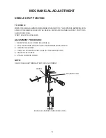 Preview for 14 page of Janome NH15 Service Manual & Parts List