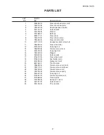 Preview for 27 page of Janome NH15 Service Manual & Parts List