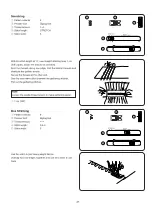 Preview for 29 page of Janome PS1030 Instruction Book