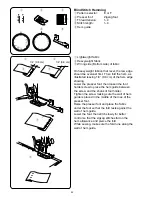 Preview for 48 page of Janome TB-12 Instruction Book