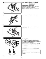 Preview for 58 page of Janome TB-12 Instruction Book