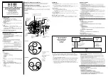 Preview for 2 page of Japan CBM FS00 Instruction Manual