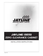 JAYLINE IS550 Installation Instructions Manual preview