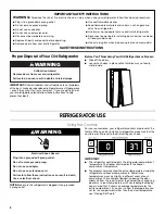 Preview for 2 page of Jenn-Air JCD2591WES00 User Instructions