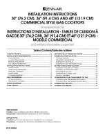 Jenn-Air JGCP430 Installation Instructions Manual preview