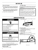 Preview for 4 page of Jenn-Air JS42PPDUDB00 Use & Care Manual