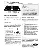 Preview for 4 page of Jenn-Air RADIANT COOKTOP CVE3401 User Manual