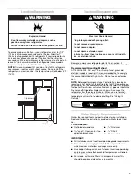 Preview for 3 page of Jenn-Air Refrigerators User Instructions