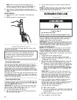 Preview for 14 page of Jenn-Air Refrigerators User Instructions