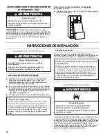 Preview for 22 page of Jenn-Air Refrigerators User Instructions