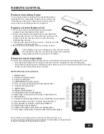 Preview for 13 page of Jensen JDM118BT Installation And User Manual