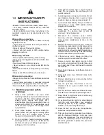 Preview for 2 page of Jet SWG Series Operating Instructions And Parts Manual