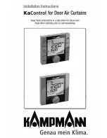 Kampmann KaControl Operating Instructions Manual preview