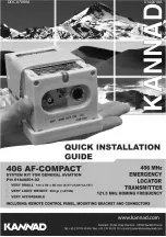 Kannad 406 AF-COMPACT Quick Installation Manual preview