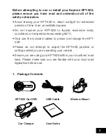 Preview for 3 page of Kapture KPT-500 User Manual