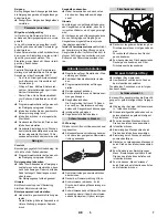 Preview for 7 page of Kärcher B 60 W Bp Manual