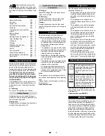 Preview for 14 page of Kärcher B 60 W Bp Manual