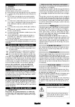 Preview for 109 page of Kärcher CS 400/36 Battery Manual