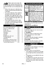 Preview for 10 page of Kärcher CV 30/1 Operating Instructions Manual