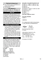 Preview for 53 page of Kärcher CV 30/1 Operating Instructions Manual