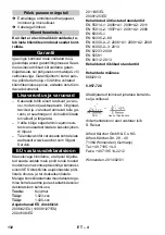 Preview for 132 page of Kärcher CV 30/1 Operating Instructions Manual