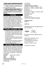 Preview for 142 page of Kärcher CV 30/1 Operating Instructions Manual