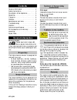 Preview for 2 page of Kärcher K 3.550 Operating Instructions Manual