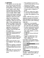 Preview for 11 page of Kärcher WD 3.300 M Operating Instructions Manual