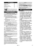 Preview for 77 page of Kärcher WD 3.300 M Operating Instructions Manual