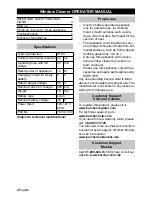 Preview for 2 page of Kärcher WV 50 Plus Operator'S Manual