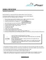 Kayakpro SWIMFAST Instructions preview